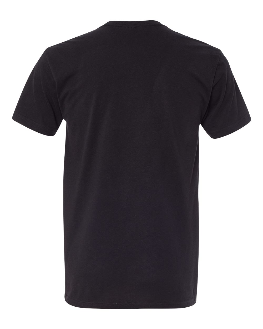 Next Level 6410 Unisex Sueded Tee in Black, back