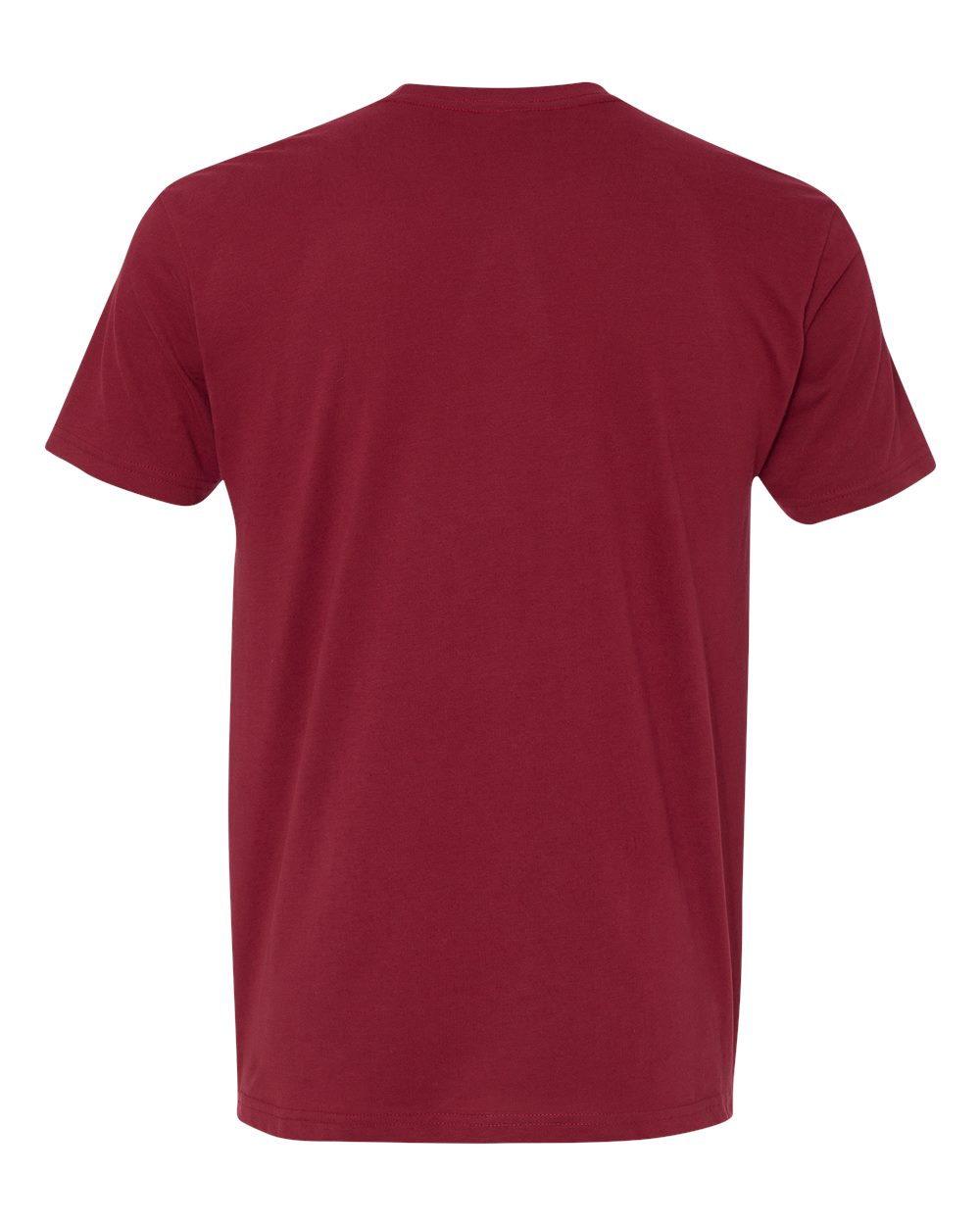 Next Level 6410 Unisex Sueded Tee in Cardinal, back