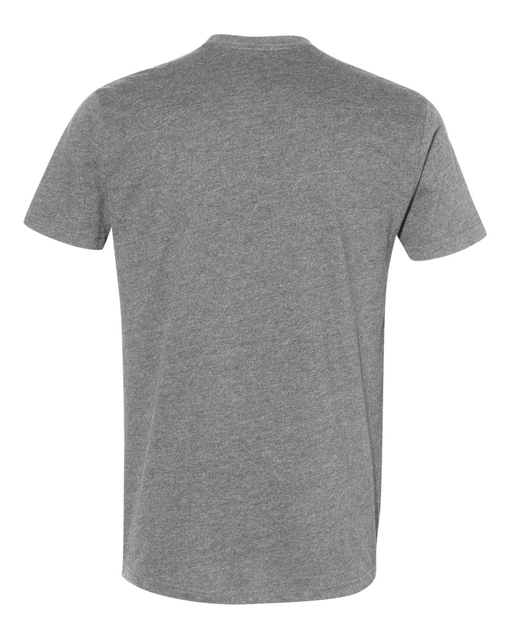 Next Level 6410 Unisex Sueded Tee in Dark Heather Grey, back