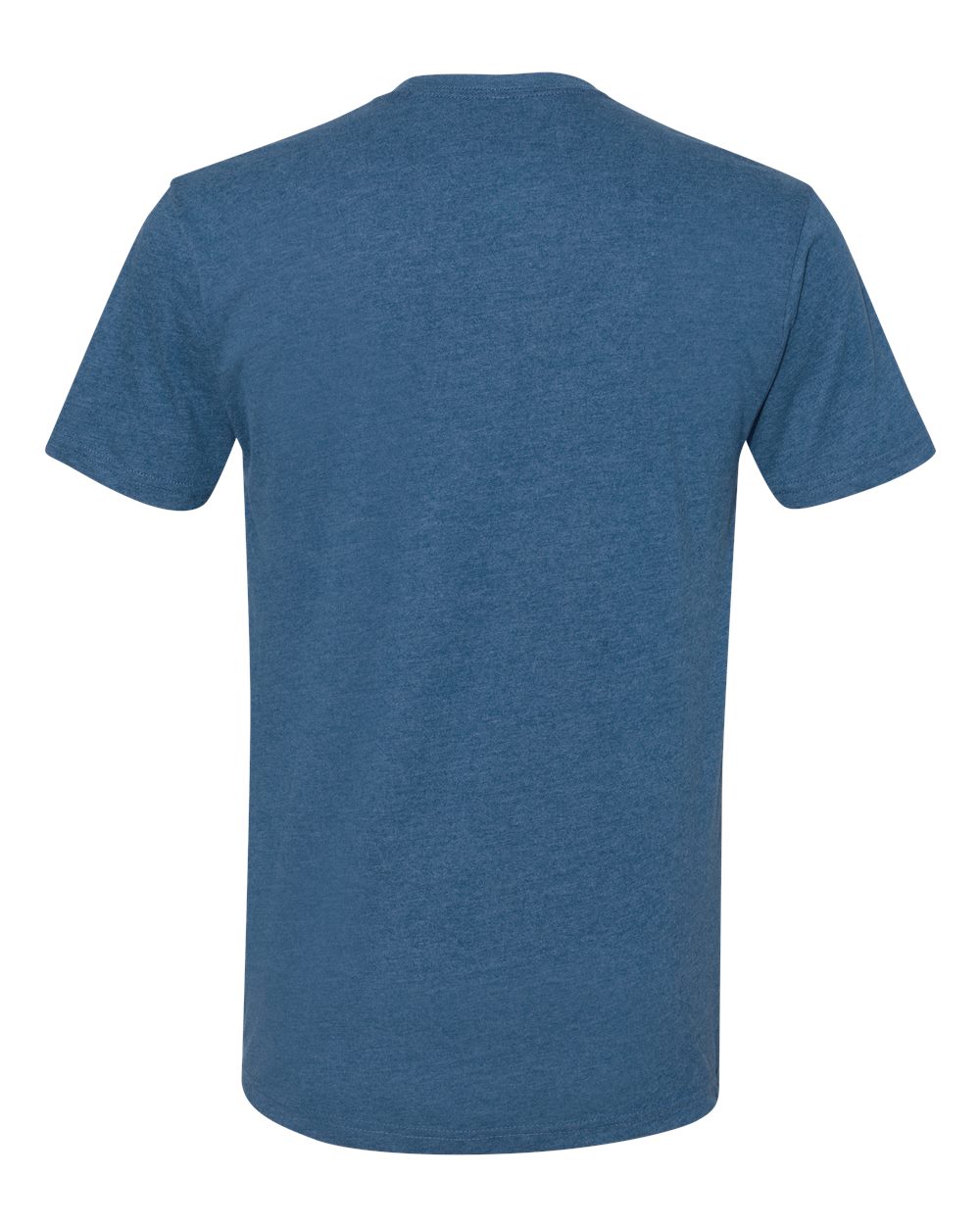 Next Level 6410 Unisex Sueded Tee in Heather Cool Blue, back