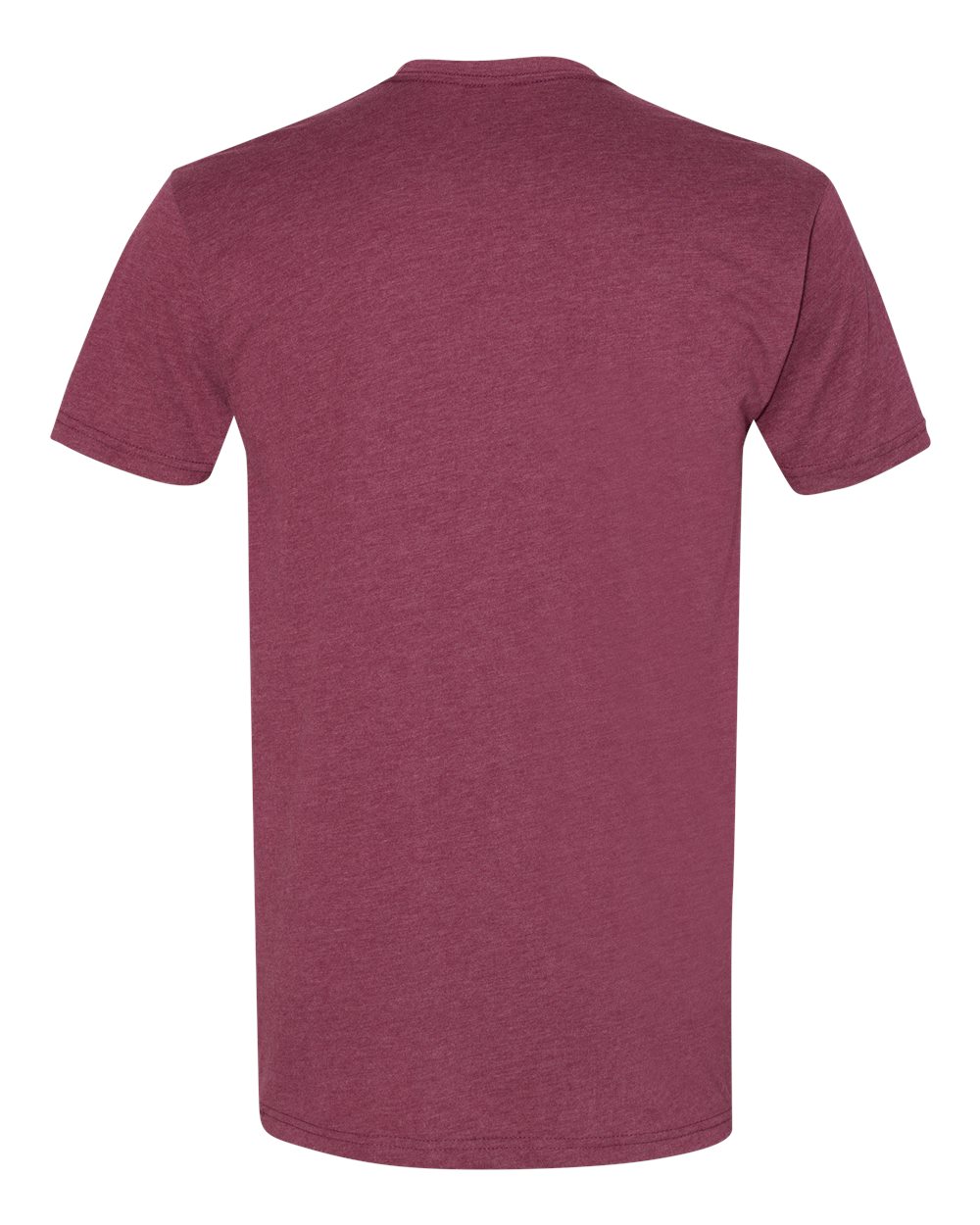 Next Level 6410 Unisex Sueded Tee in Heather Maroon, back