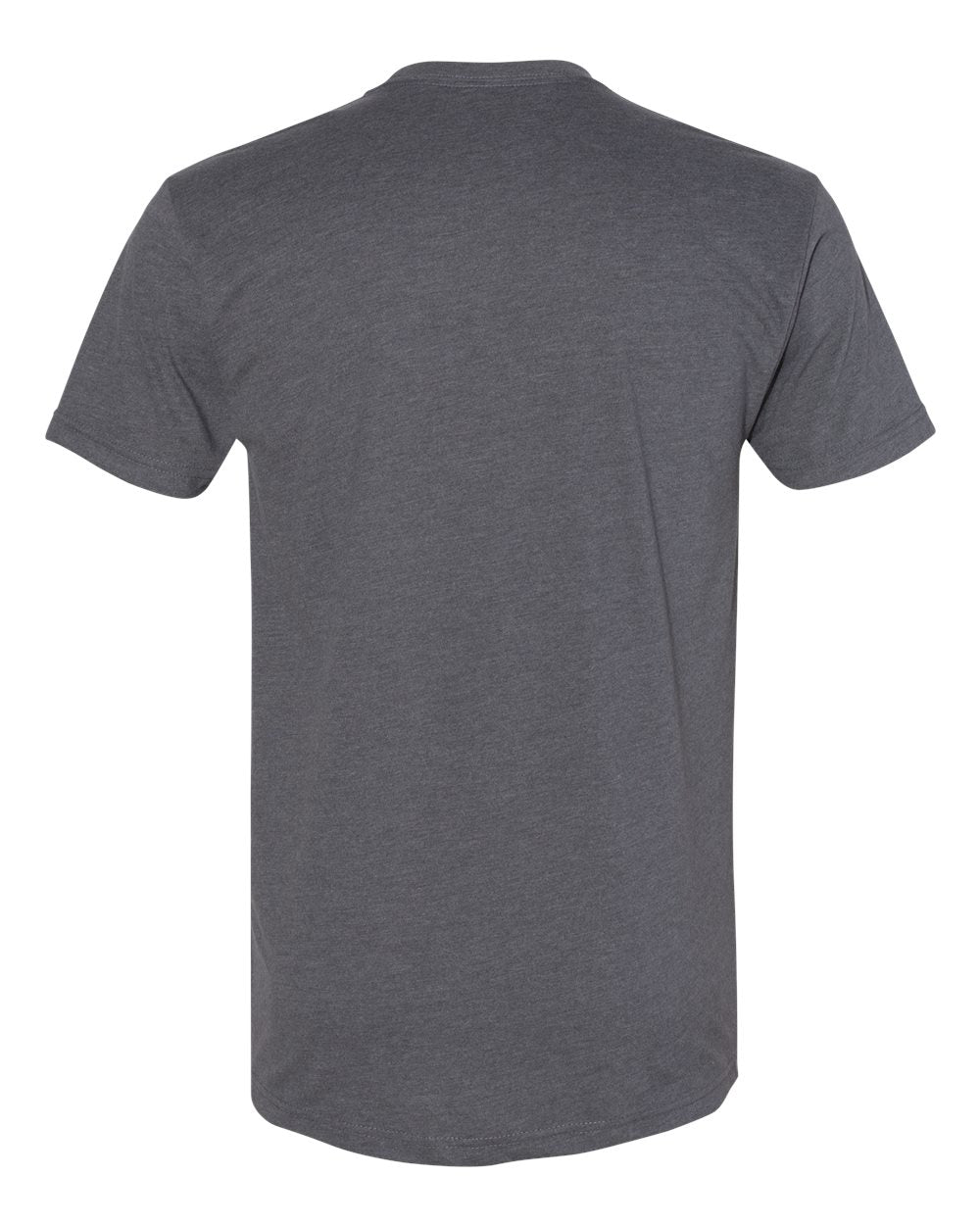 Next Level 6410 Unisex Sueded Tee in Heather Metal, back