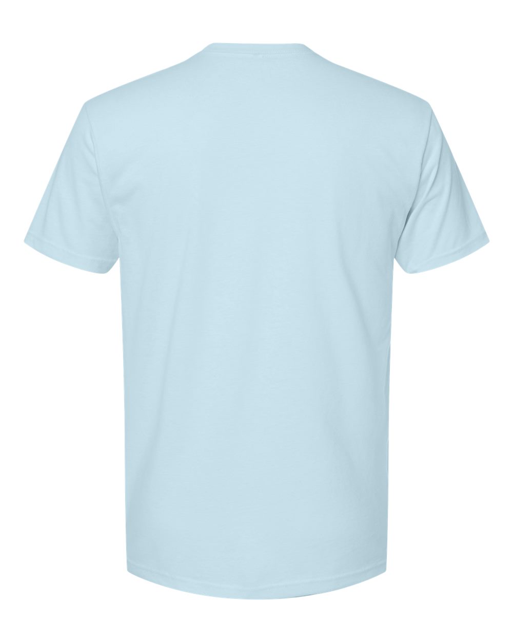 Next Level 6410 Unisex Sueded Tee in Light Blue, back