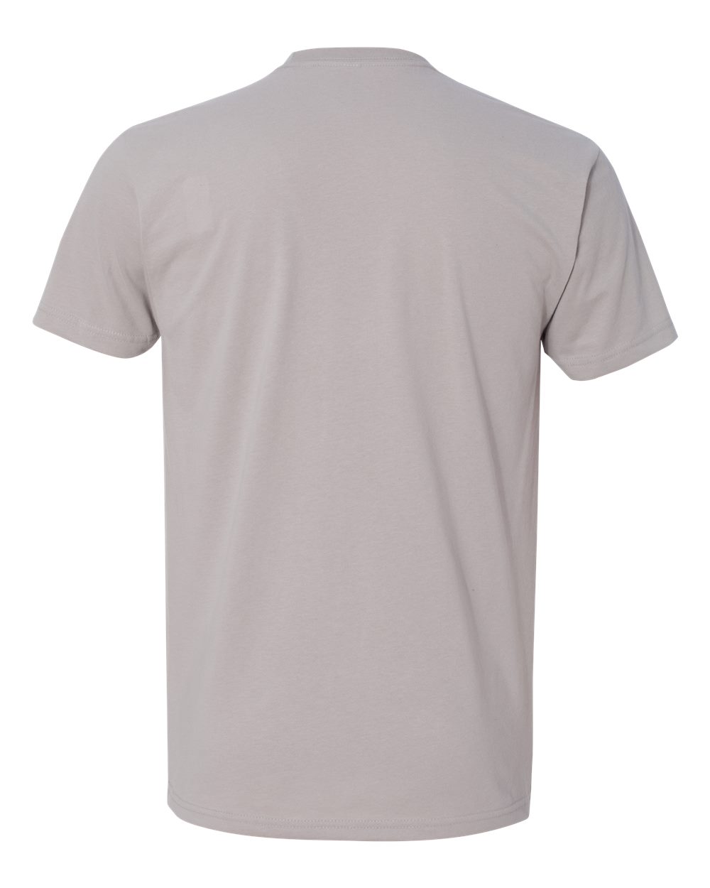 Next Level 6410 Unisex Sueded Tee in Light Grey, back