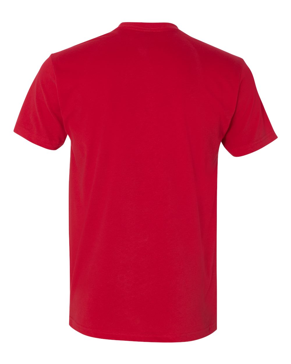 Next Level 6410 Unisex Sueded Tee in Red, back