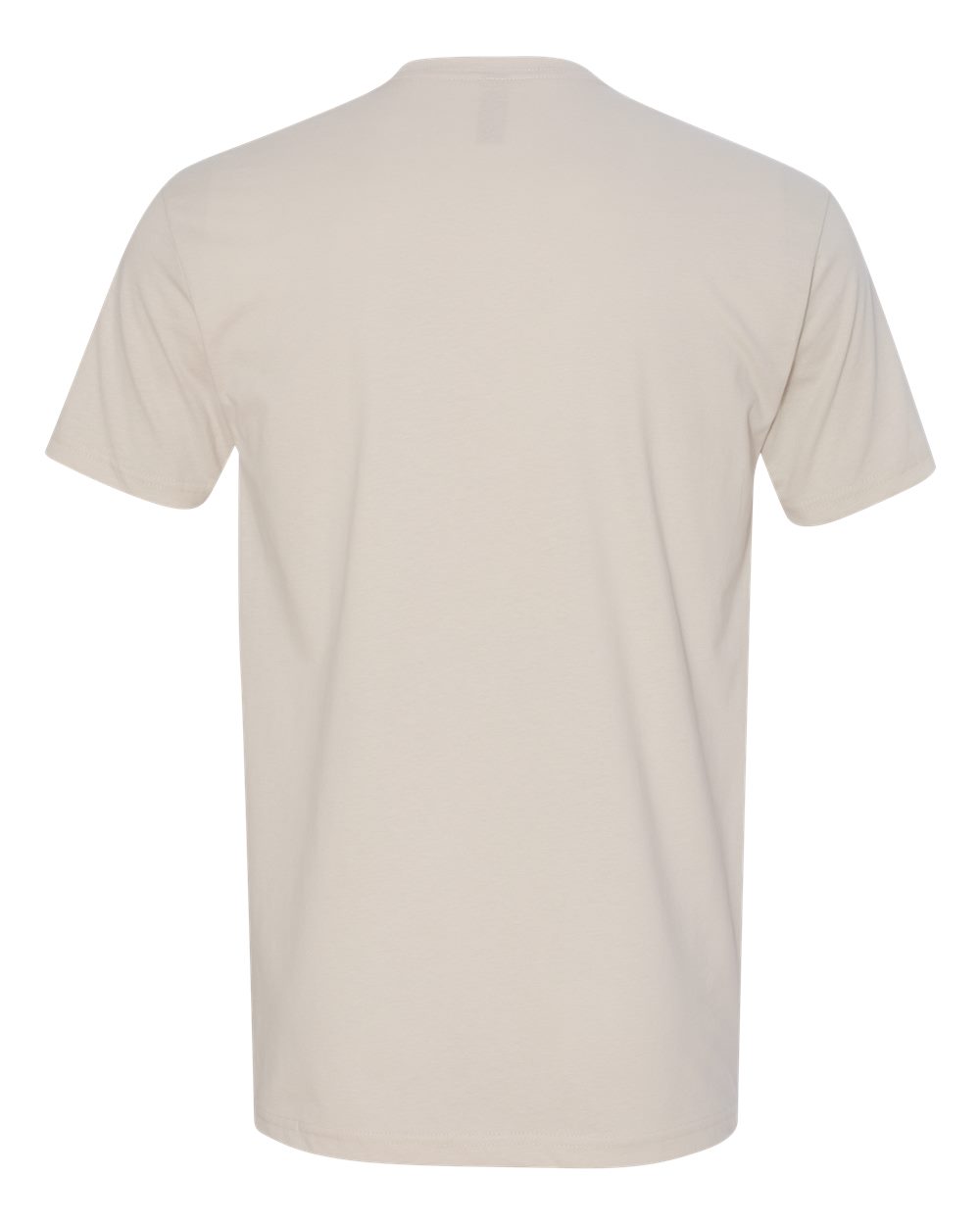Next Level 6410 Unisex Sueded Tee in Sand, back