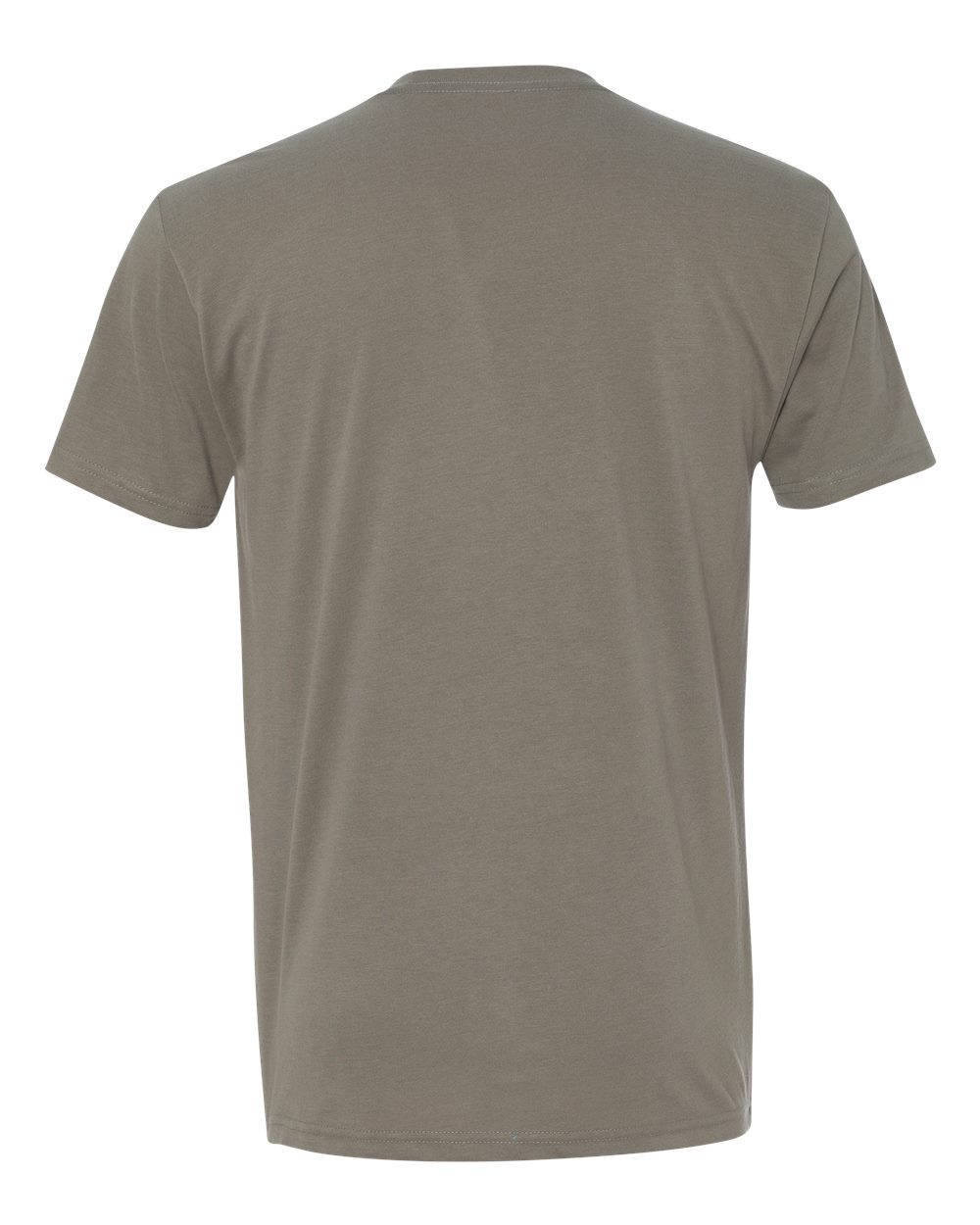 Next Level 6410 Unisex Sueded Tee in Warm Grey, back