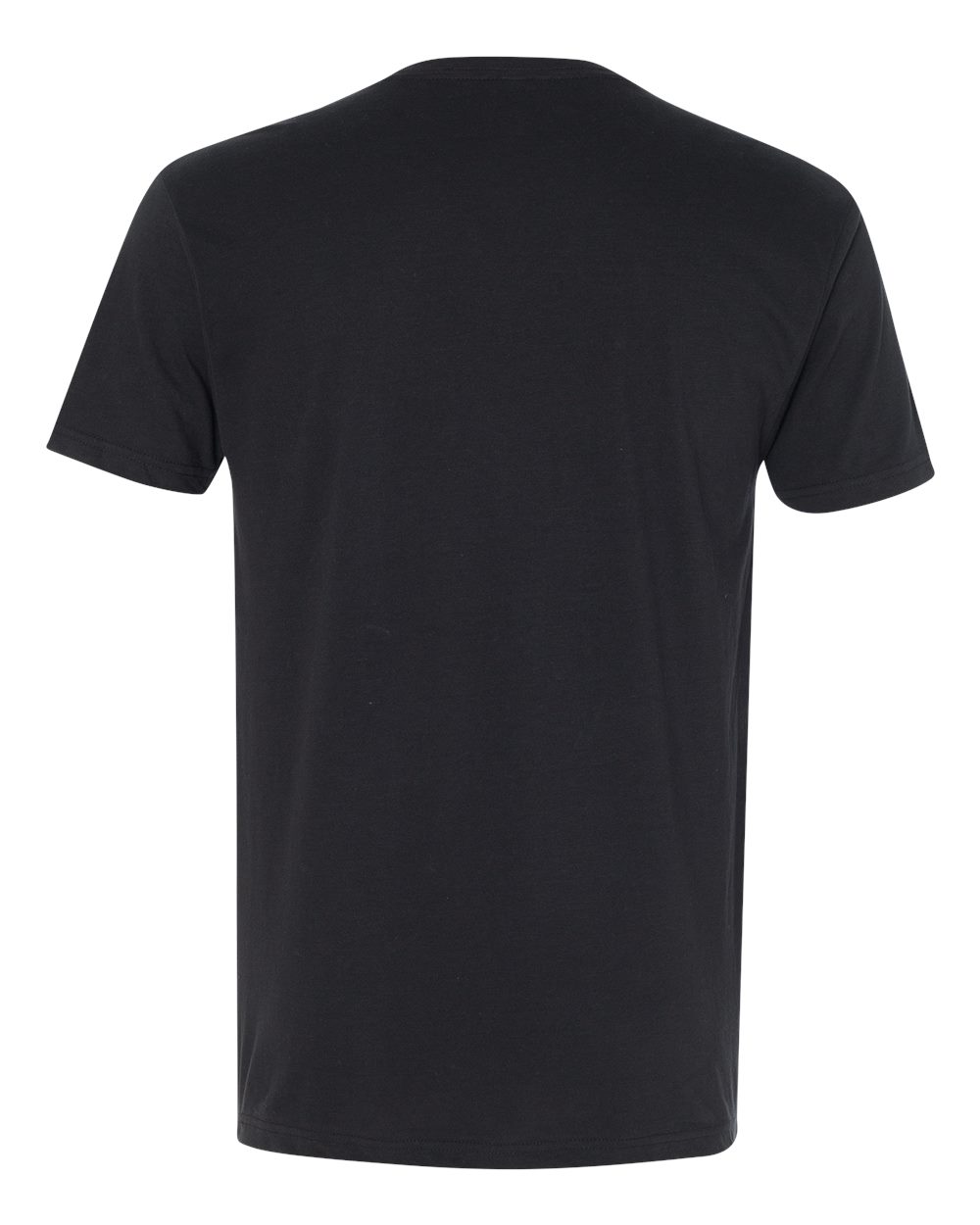 Next Level 6440 Unisex Sueded V-Neck Tee in Black, back