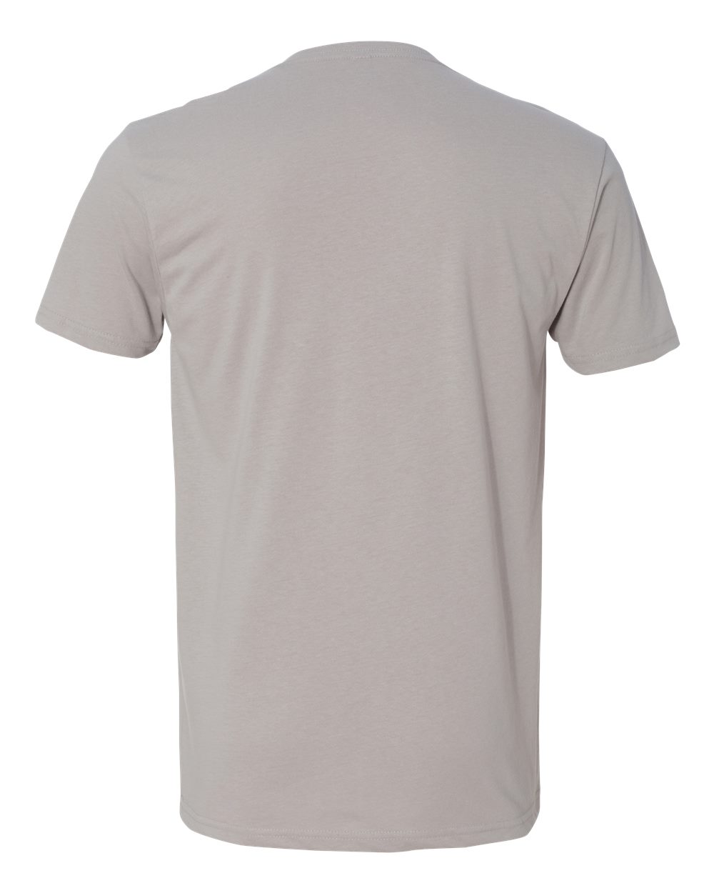 Next Level 6440 Unisex Sueded V-Neck Tee in Light Grey, back