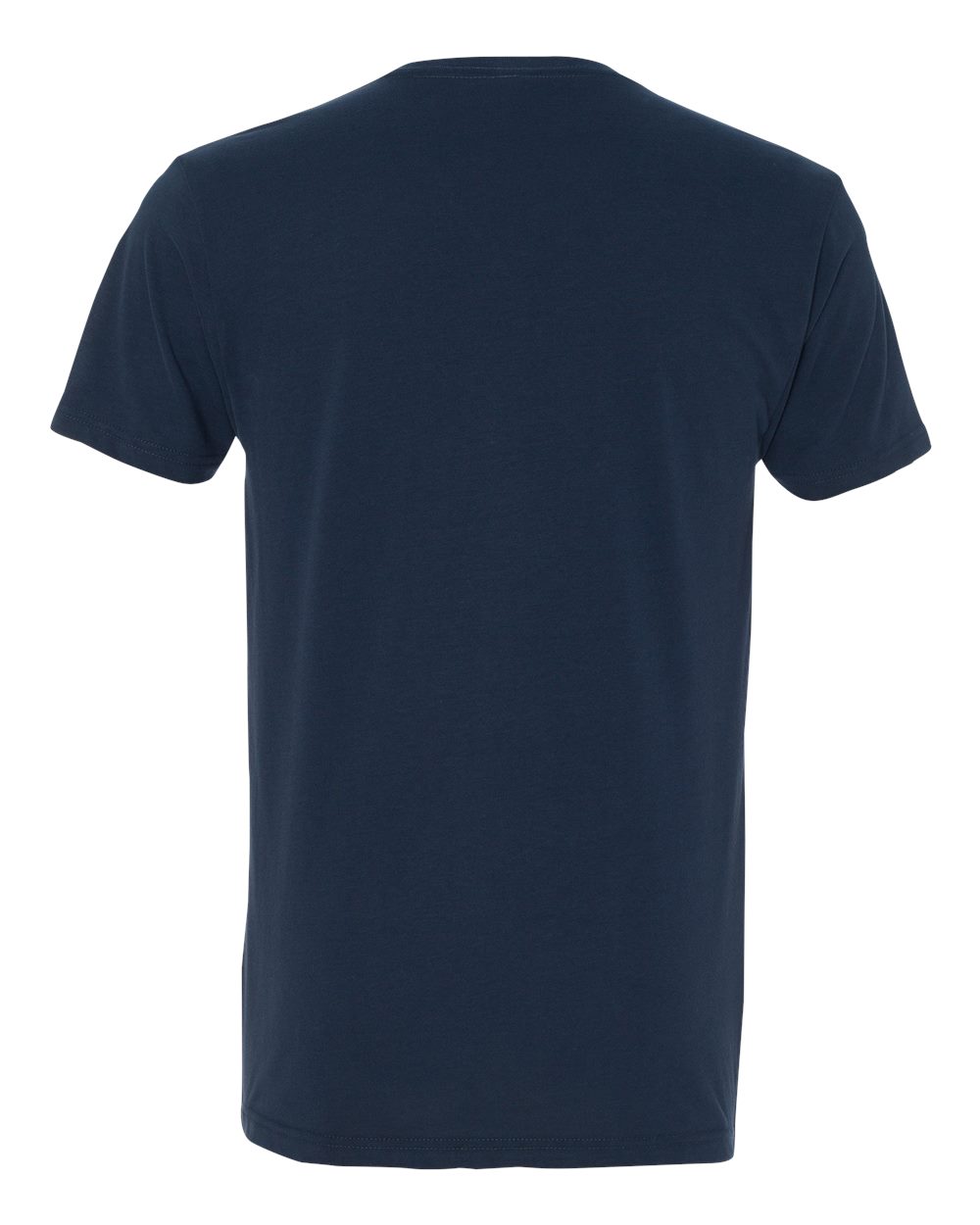 Next Level 6440 Unisex Sueded V-Neck Tee in Midnight Navy, back