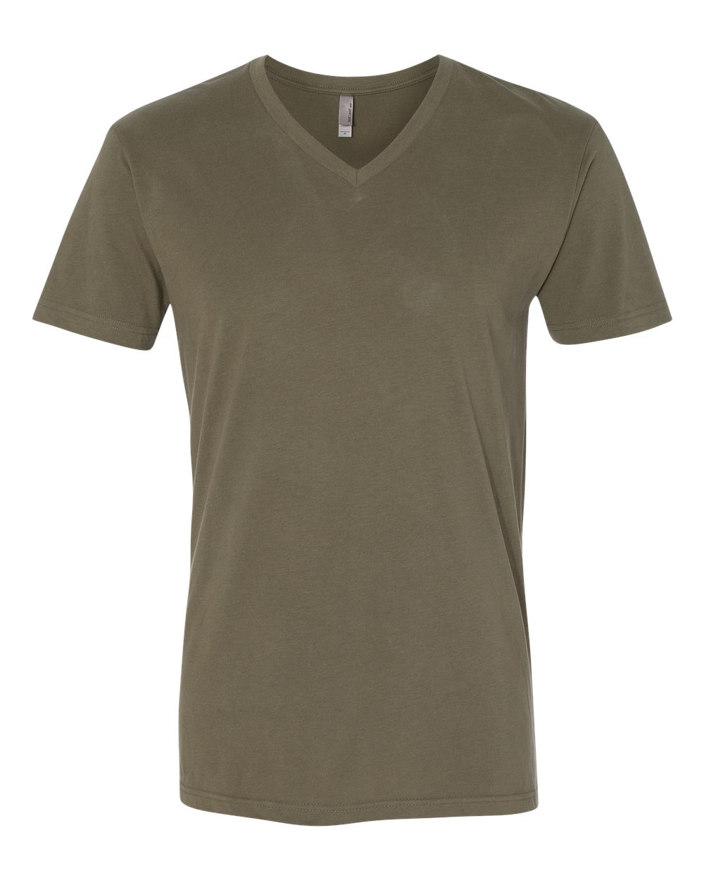 Next Level 6440 Unisex Sueded V-Neck Tee in Military Green