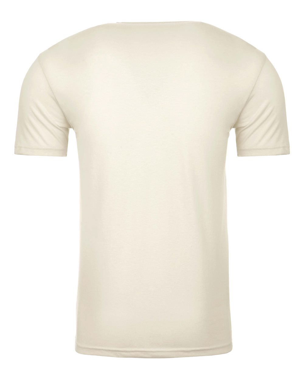 Next Level 6440 Unisex Sueded V-Neck Tee in Natural, back