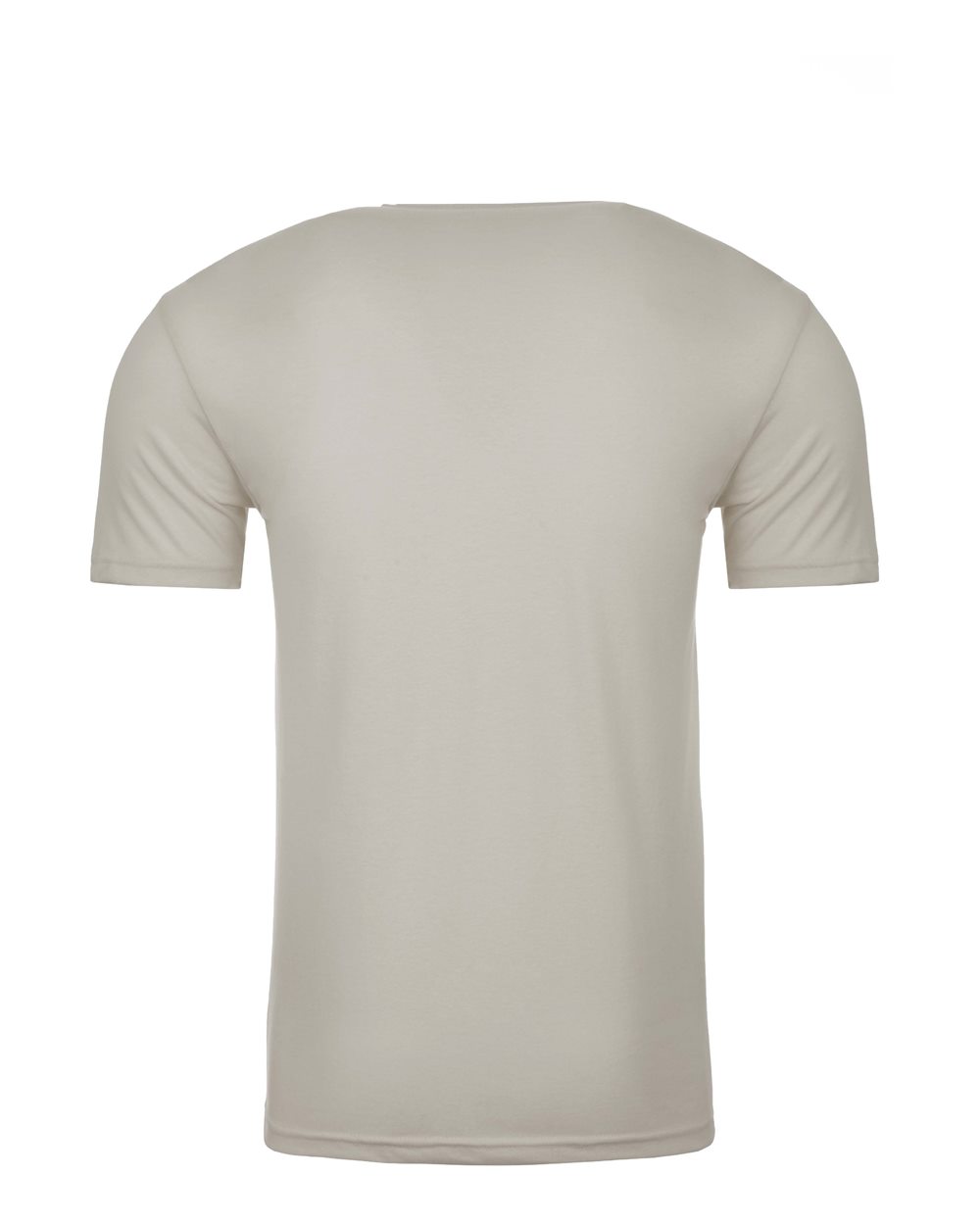 Next Level 6440 Unisex Sueded V-Neck Tee in Sand, back