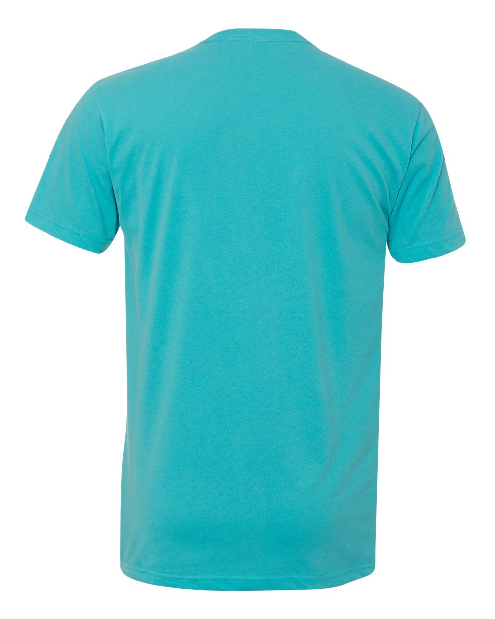 Next Level 6440 Unisex Sueded V-Neck Tee in Tahiti Blue, back
