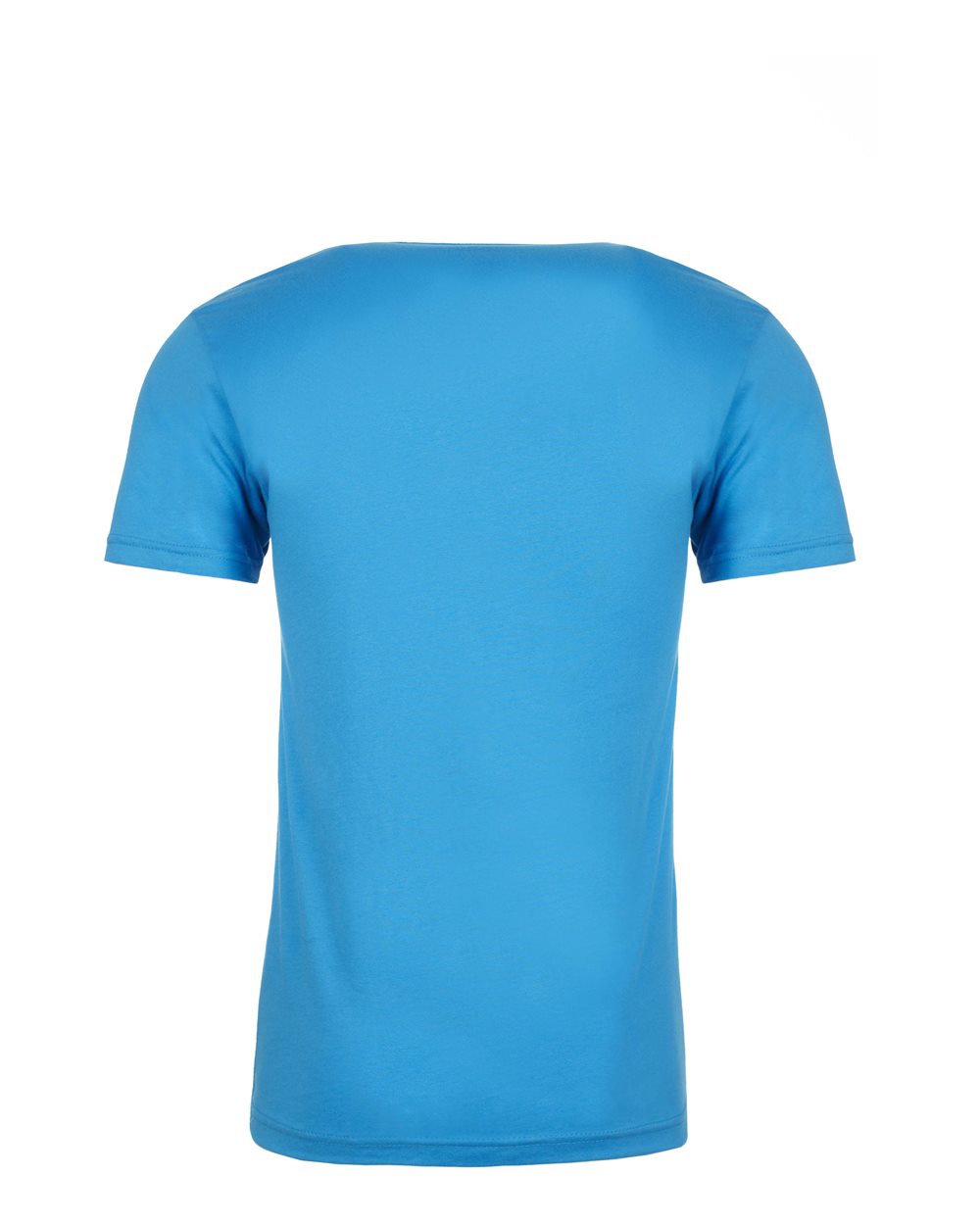 Next Level 6440 Unisex Sueded V-Neck Tee in Turquoise, back