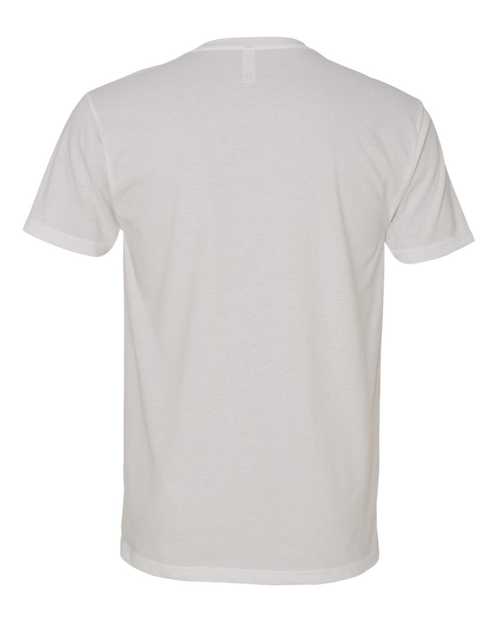 Next Level 6440 Unisex Sueded V-Neck Tee in White, back