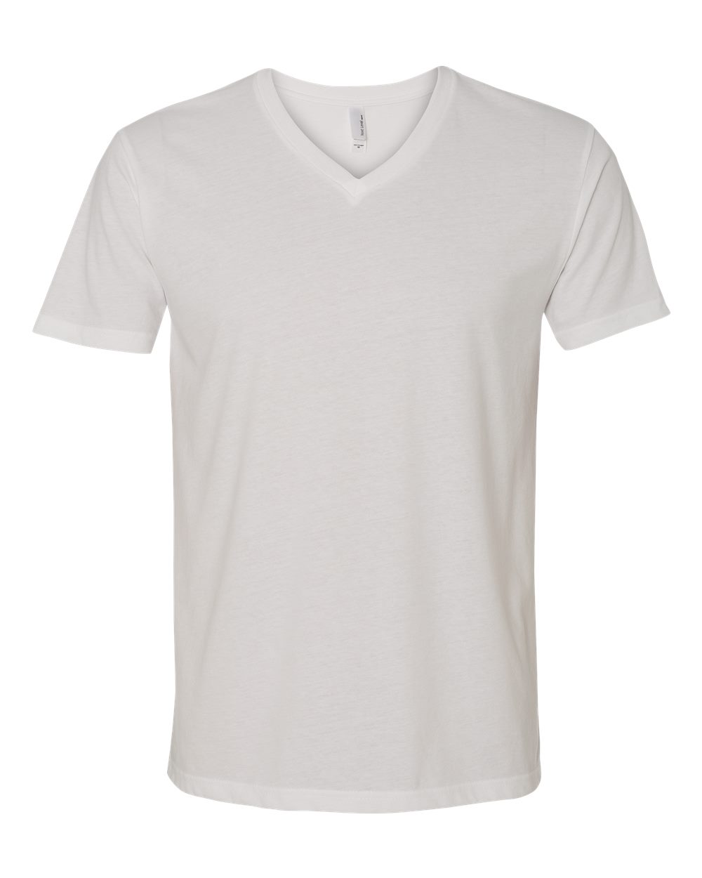 Next Level 6440 Unisex Sueded V-Neck Tee in White