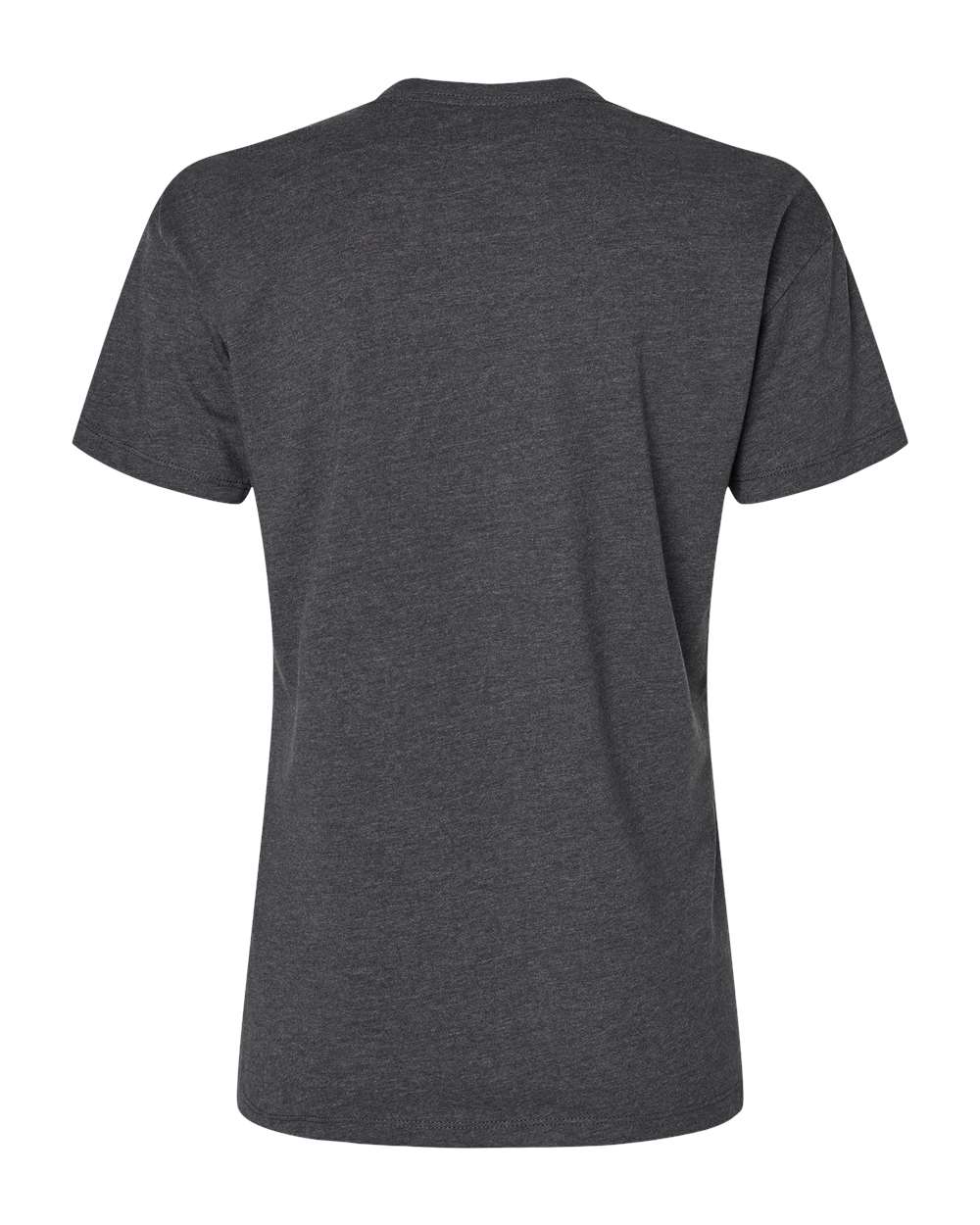 Next Level 6600 Women's CVC Relaxed Tee in Charcoal, back