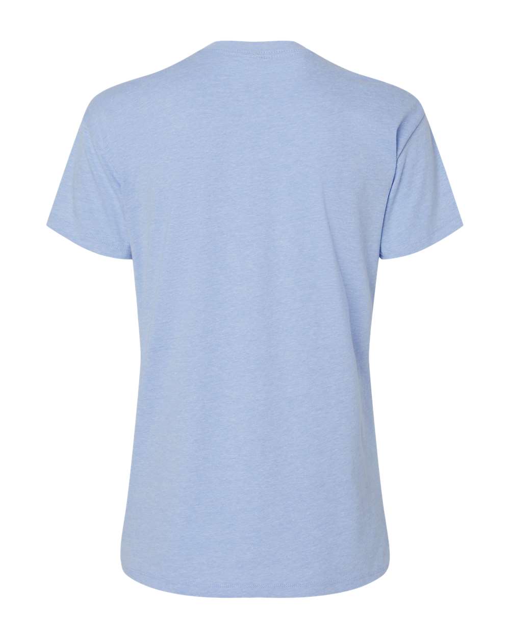 Next Level 6600 Women's CVC Relaxed Tee in Heather Columbia Blue, back