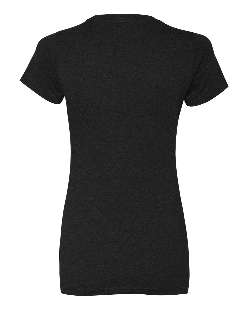 Next Level 6610 Women’s CVC Tee in Black, back