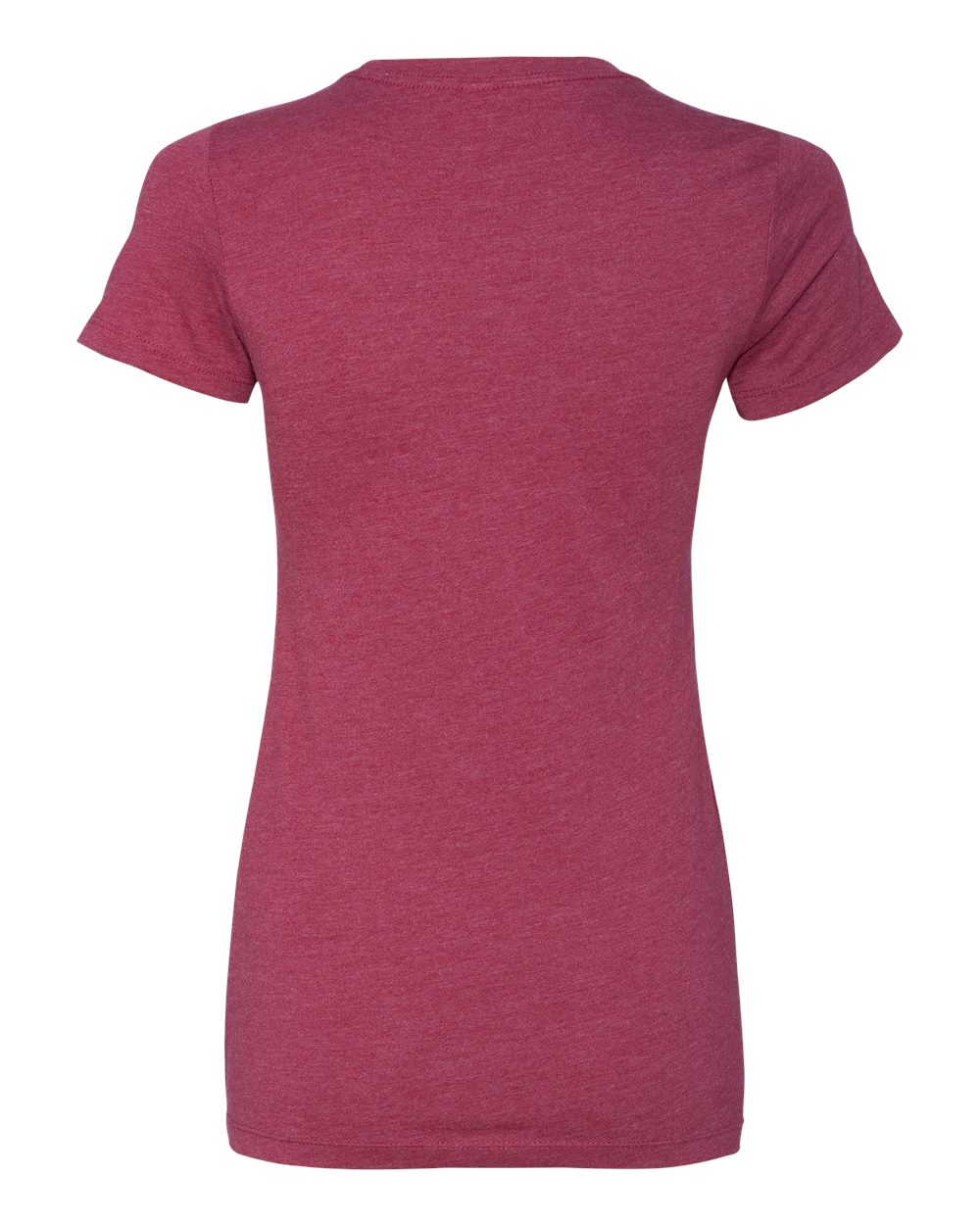 Next Level 6610 Women’s CVC Tee in Cardinal, back