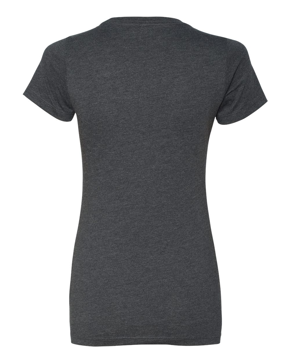 Next Level 6610 Women’s CVC Tee in Charcoal, back