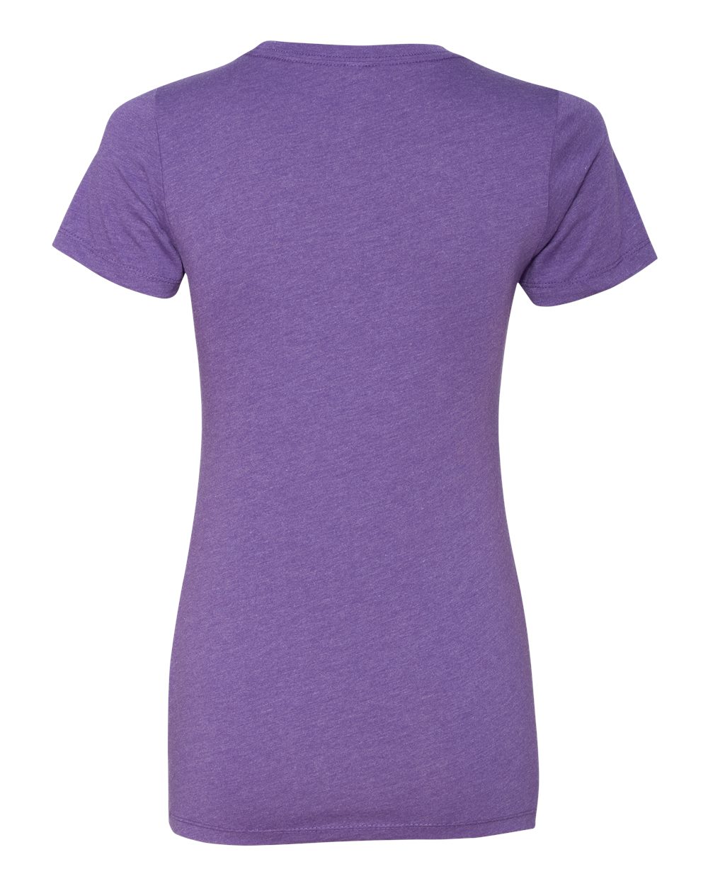 Next Level 6610 Women’s CVC Tee in Purple Rush, back