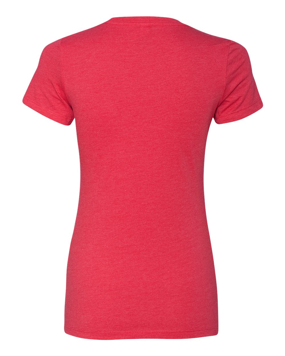 Next Level 6610 Women’s CVC Tee in Red, back