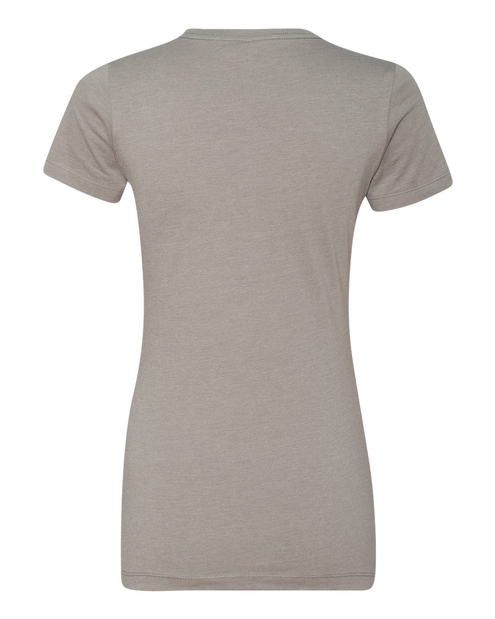 Next Level 6610 Women’s CVC Tee in Stone Grey, back