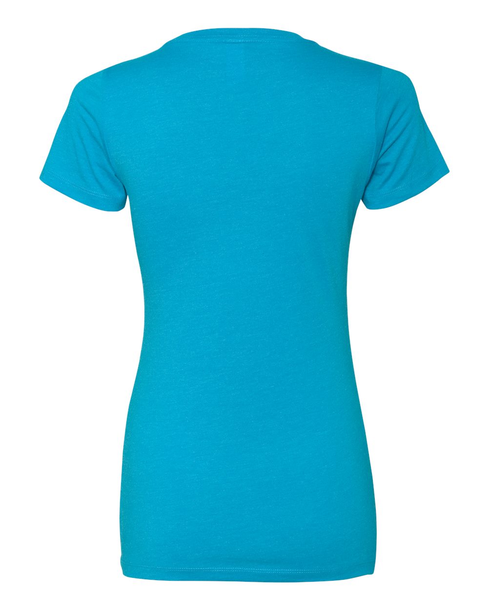 Next Level 6610 Women’s CVC Tee in Turquoise, back