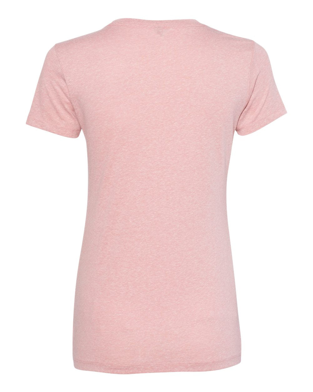 Next Level 6710 Women’s Triblend Tee in Desert Pink, back