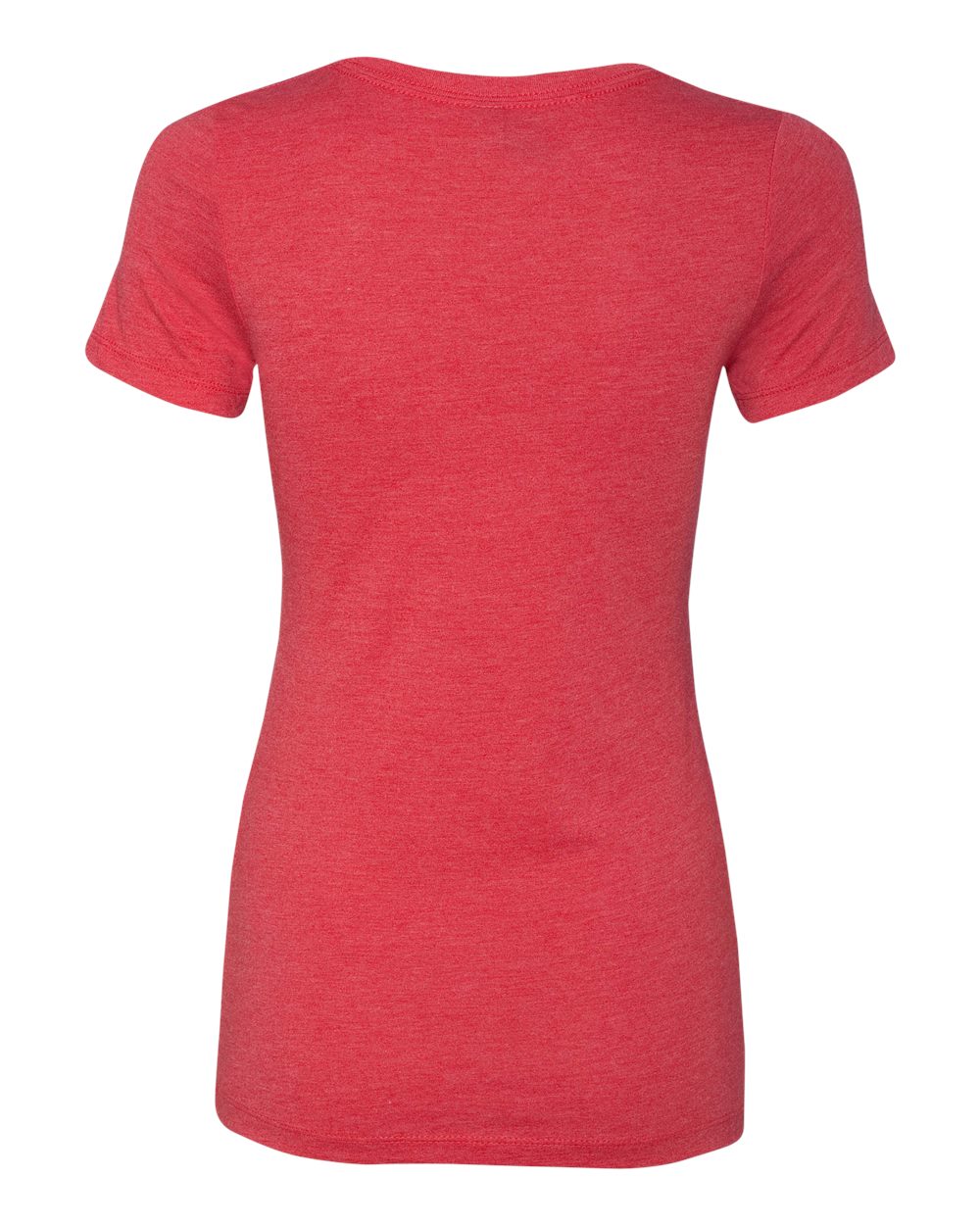 Next Level 6710 Women’s Triblend Tee in Vintage Red, back