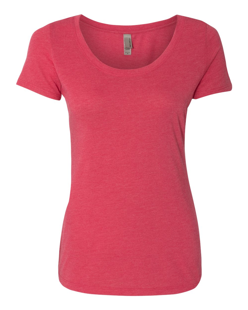 Next Level 6730 Women’s Triblend Scoop Neck Tee in Vintage Shocking Pink