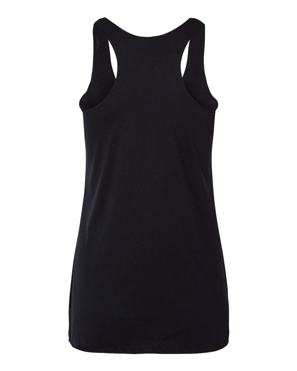 Next Level 6733 Women’s Triblend Racerback Tank in Black, back