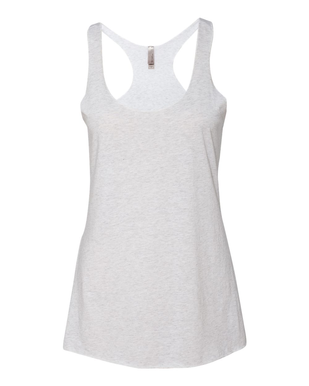 Next Level 6733 Women’s Triblend Racerback Tank in Heather White