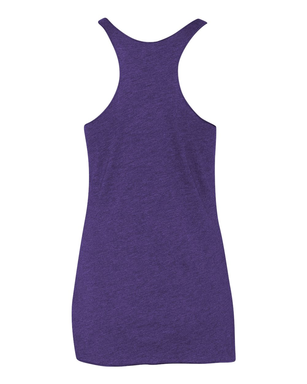 Next Level 6733 Women’s Triblend Racerback Tank in Purple Rush, back