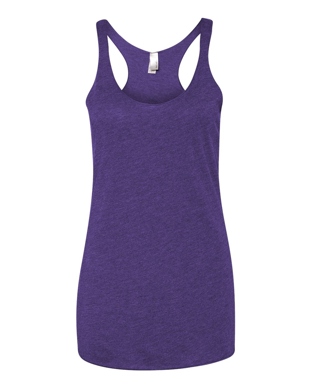 Next Level 6733 Women’s Triblend Racerback Tank in Purple Rush