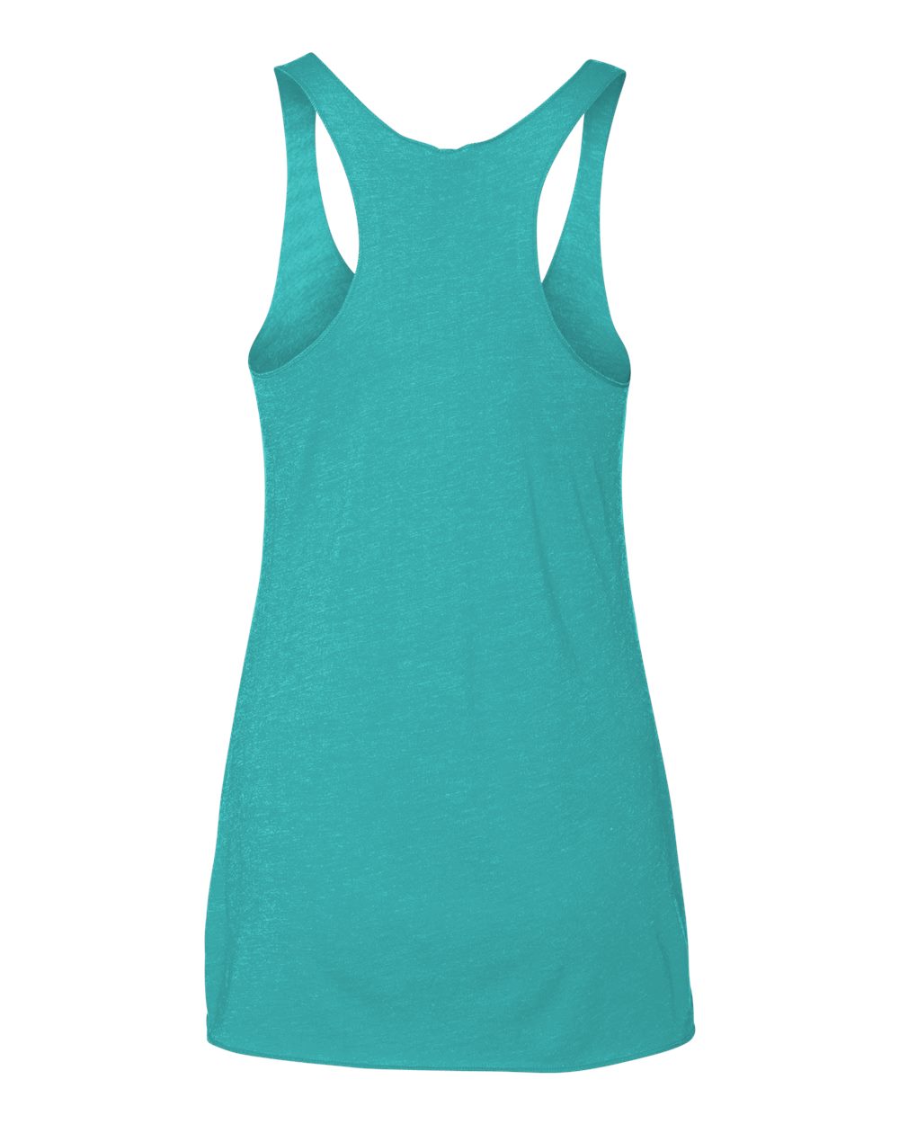 Next Level 6733 Women’s Triblend Racerback Tank in Tahiti Blue, back