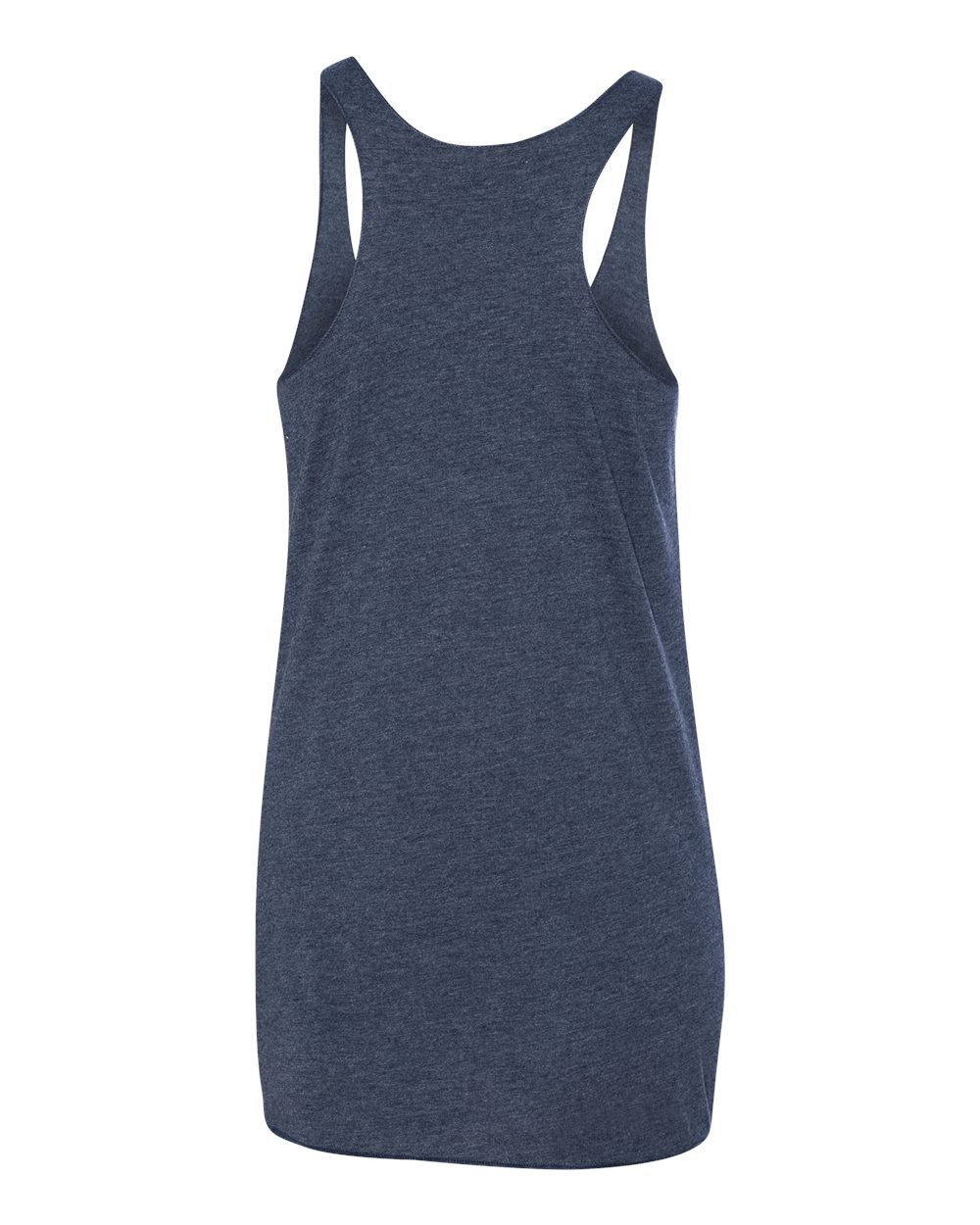 Next Level 6733 Women’s Triblend Racerback Tank in Vintage Navy, back