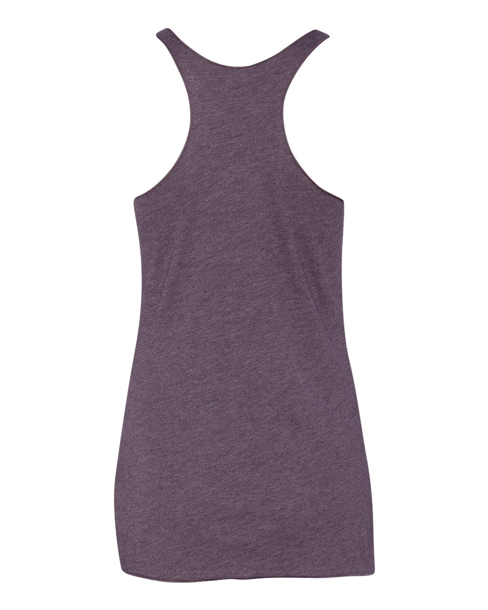 Next Level 6733 Women’s Triblend Racerback Tank in Vintage Purple, back