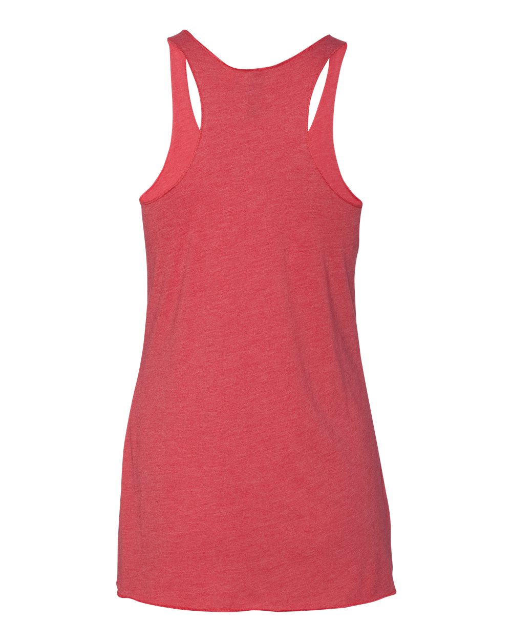 Next Level 6733 Women’s Triblend Racerback Tank in Vintage Red, back