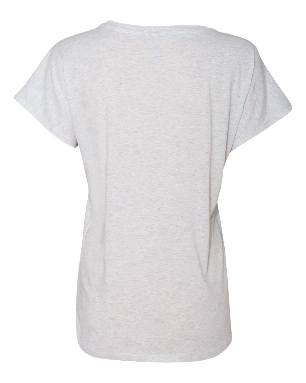 Next Level 6760 Women’s Triblend Dolman Tee in Heather White, back