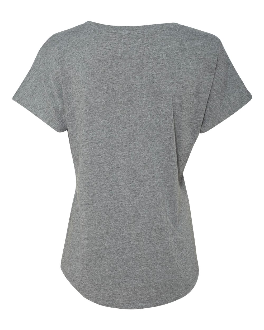 Next Level 6760 Women’s Triblend Dolman Tee in Premium Heather, back