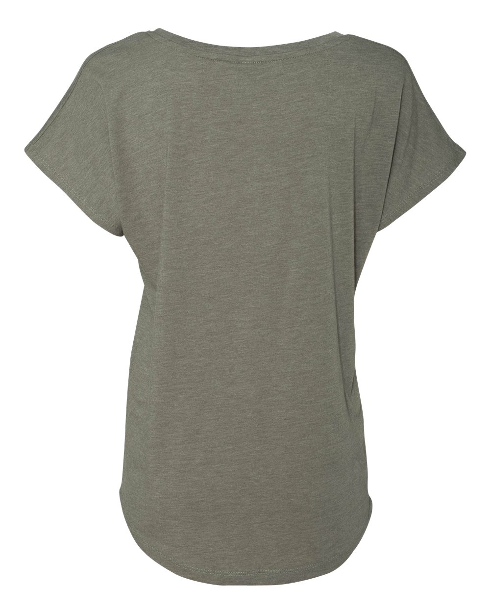 Next Level 6760 Women’s Triblend Dolman Tee in Venetian Grey, back