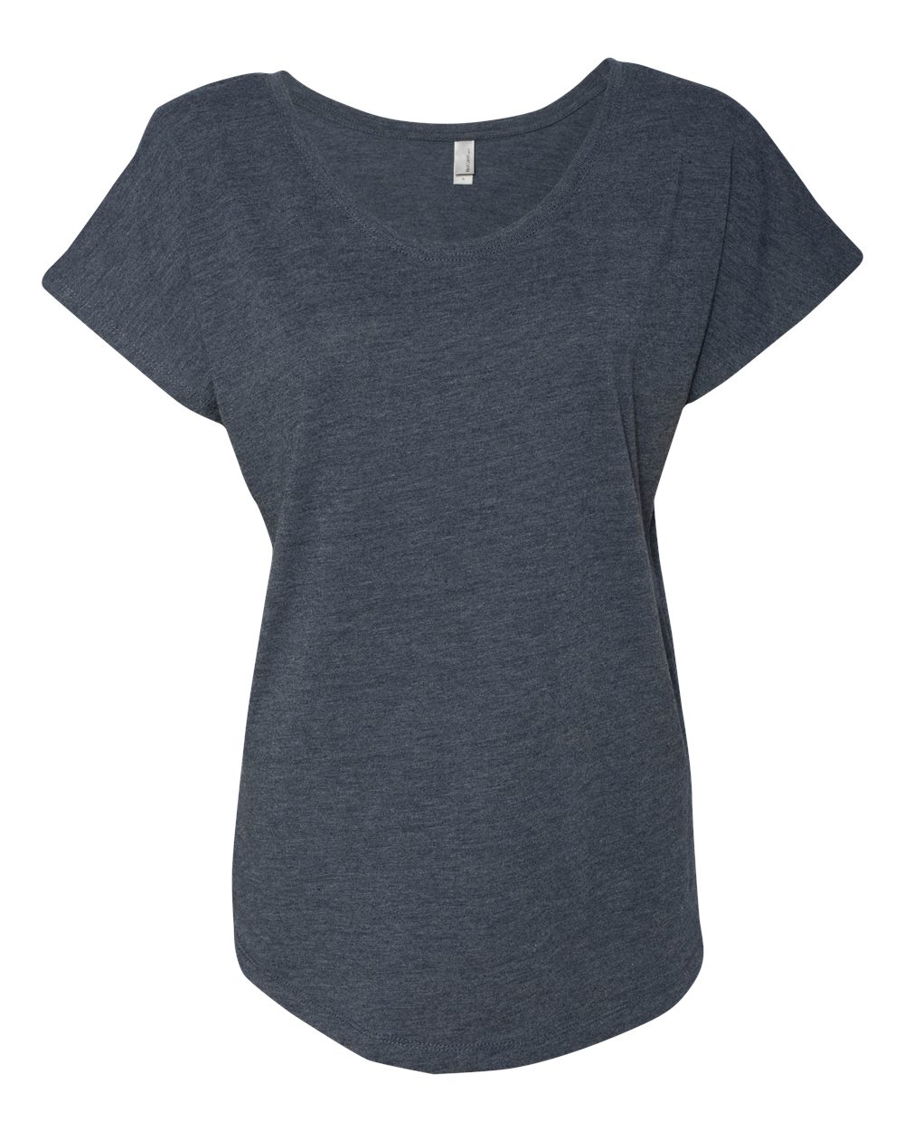 Next Level 6760 Women’s Triblend Dolman Tee in Vintage Navy
