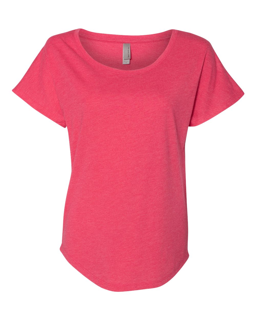Next Level 6760 Women’s Triblend Dolman Tee in Vintage Shocking Pink