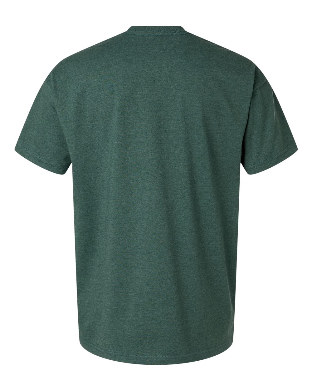 Next Level 7200 Unisex Heavyweight Tee in Heather Forest Green, back