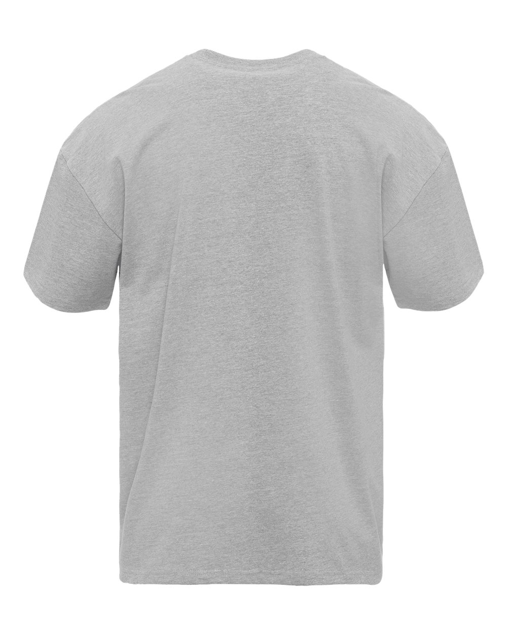Next Level 7200 Unisex Heavyweight Tee in Heather Grey, back