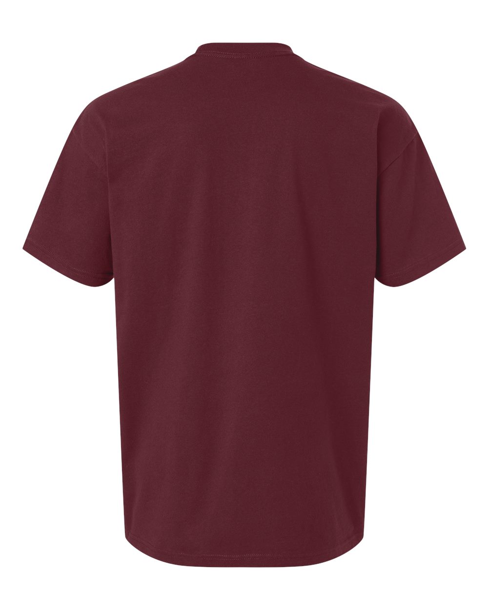 Next Level 7200 Unisex Heavyweight Tee in Maroon, back