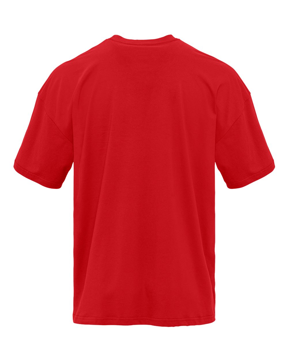 Next Level 7200 Unisex Heavyweight Tee in Red, back